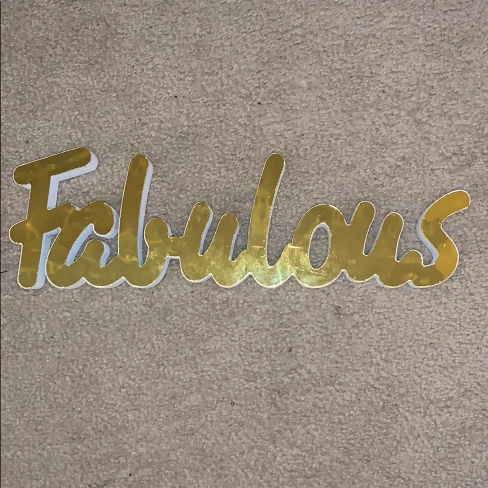 “Fabulous” Room Decoration